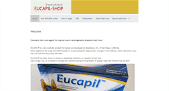 Desktop Screenshot of eucapil-shop.de